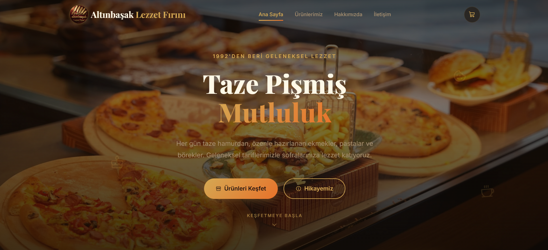 Altınbaşak Lezzet Fırını — Taze & El Yapımı Lezzetler